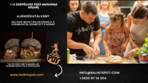 Főző workshop Háznál 1-5 fővel -  Ajándékutalvány