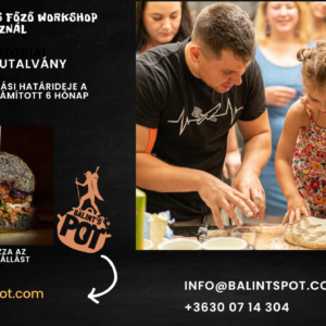 Főző workshop Háznál 1-5 fővel -  Ajándékutalvány